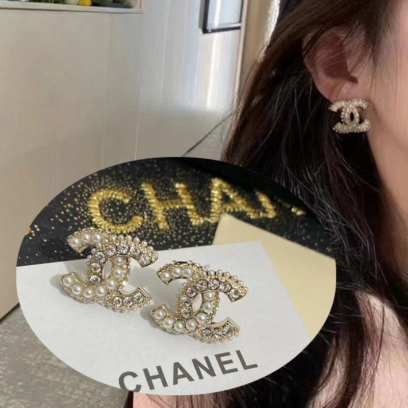 Ch*el earrings
